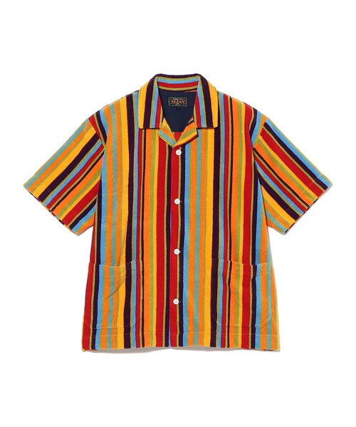 BEAMS PLUS(ビームスプラス)の「Pile Full Button Polo Multi Stripe(ポロシャツ・メンズ・その他・X-LARGE/LARGE/MEDIUM/SMALL)」の9枚目の写真