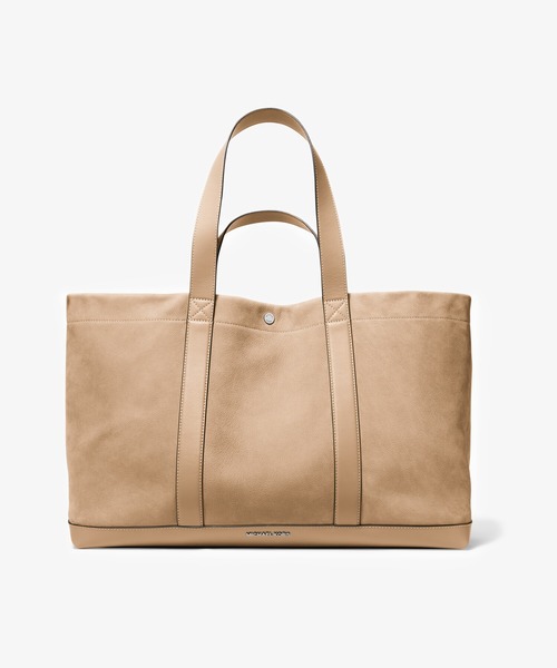 MICHAEL KORS(マイケルコース)の「WHITLEY レザー デュアル ハーネス トート(トートバッグ・メンズ・ベージュ系・FREE)」の1枚目の写真