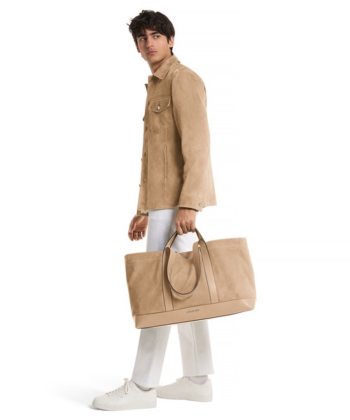 MICHAEL KORS(マイケルコース)の「WHITLEY レザー デュアル ハーネス トート(トートバッグ・メンズ・ベージュ系・FREE)」の2枚目の写真