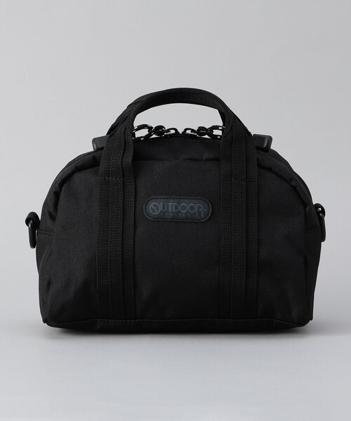 coen（コーエン）の「【OUTDOOR（アウトドア）別注】 マルチウェイミニボストンバッグ（ショルダーバッグ・レディース・ブラック/ベージュ・FREE）」の5枚目の写真