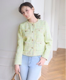 CELFORD | 【セットアップ対応】フリンジツイードジャケット(テーラードジャケット)