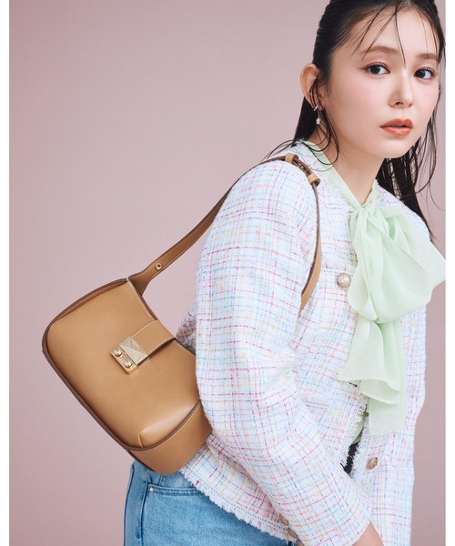 CELFORD（セルフォード）の「【セットアップ対応】フリンジツイードジャケット（テーラードジャケット・レディース・マルチ/ブルー/ミント・36/38）」の4枚目の写真