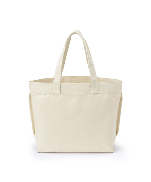 無印良品（ムジルシリョウヒン）の「帆布　横型　トートバッグ（トートバッグ・レディース・キャメル/キナリ/カーキ系・FREE）」の14枚目の写真