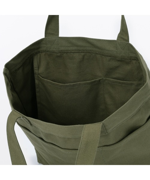 無印良品（ムジルシリョウヒン）の「帆布　横型　トートバッグ（トートバッグ・レディース・キャメル/キナリ/カーキ系・FREE）」の11枚目の写真