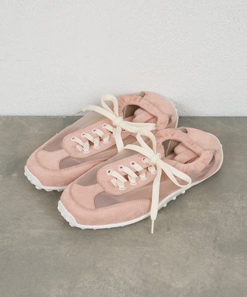 CIAOPANIC TYPY（チャオパニックティピー）の「:≪26SS展示会アイテム≫【カラバリ、サイズ展開豊富！】シアースニーカー（スニーカー・レディース・ピンク/イエロー/ブラック/シルバー/オフホワイト/レオパード・SMALL/X-LARGE/LARGE/MEDIUM）」の12枚目の写真