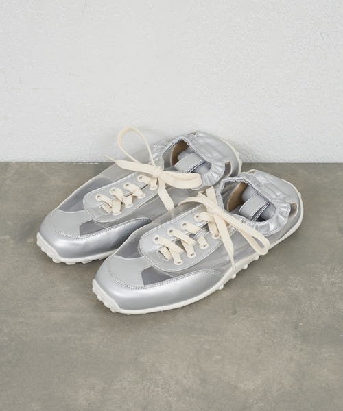 CIAOPANIC TYPY（チャオパニックティピー）の「:≪26SS展示会アイテム≫【カラバリ、サイズ展開豊富！】シアースニーカー（スニーカー・レディース・ピンク/イエロー/ブラック/シルバー/オフホワイト/レオパード・SMALL/X-LARGE/LARGE/MEDIUM）」の13枚目の写真