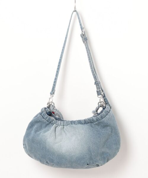 Desigual（デシグアル）の「デニム楕円形ショルダーバッグ 90年代ストリート 【2026年春夏 新作】（ショルダーバッグ・レディース・ブルー・FREE）」の6枚目の写真