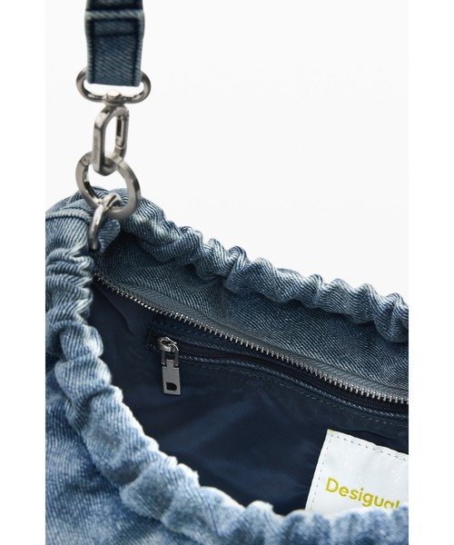 Desigual（デシグアル）の「デニム楕円形ショルダーバッグ 90年代ストリート 【2026年春夏 新作】（ショルダーバッグ・レディース・ブルー・FREE）」の3枚目の写真