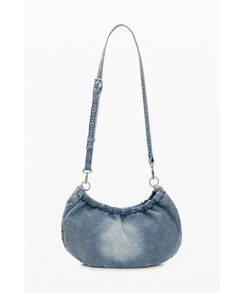 Desigual（デシグアル）の「デニム楕円形ショルダーバッグ 90年代ストリート 【2026年春夏 新作】（ショルダーバッグ・レディース・ブルー・FREE）」の4枚目の写真