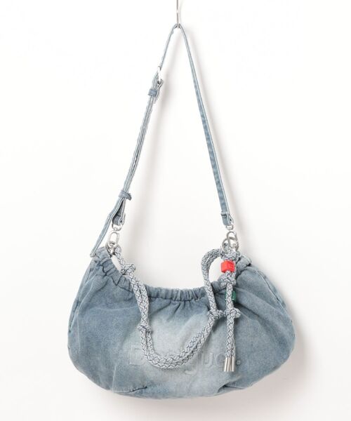Desigual（デシグアル）の「デニム楕円形ショルダーバッグ 90年代ストリート 【2026年春夏 新作】（ショルダーバッグ・レディース・ブルー・FREE）」の5枚目の写真