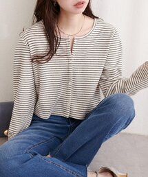 natural couture | 起毛フラッフィー２WAYカーデ(カーディガン/ボレロ)