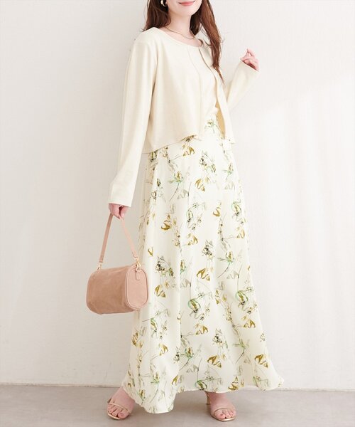 natural couture(ナチュラルクチュール)の「起毛フラッフィー2WAYカーデ(カーディガン/ボレロ・レディース・ピンク/チャコールグレー/その他1/サックスブルー/アイボリー・FREE)」の14枚目の写真