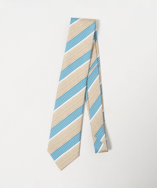 green label relaxing（グリーンレーベルリラクシング）の「＜Luisa Esposito＞8.0cm スタンプ ストライプ２ ネクタイ（ネクタイ・メンズ・その他1/ネイビー/ベージュ/その他2・FREE）」の3枚目の写真
