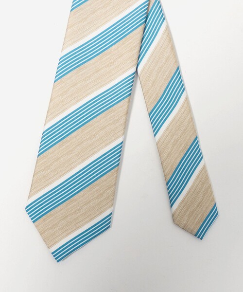 green label relaxing（グリーンレーベルリラクシング）の「＜Luisa Esposito＞8.0cm スタンプ ストライプ２ ネクタイ（ネクタイ・メンズ・その他1/ネイビー/ベージュ/その他2・FREE）」の8枚目の写真
