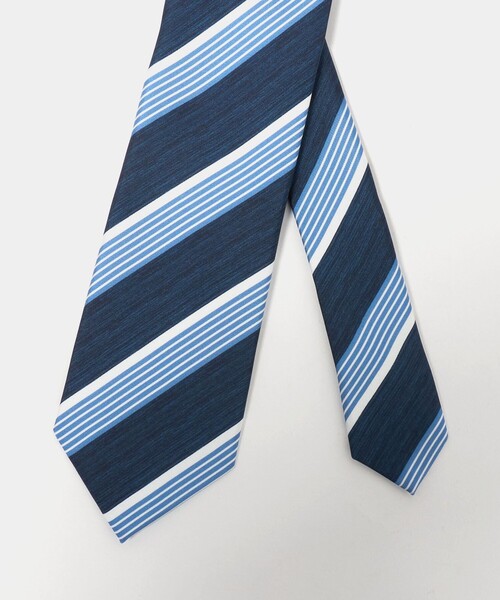 green label relaxing（グリーンレーベルリラクシング）の「＜Luisa Esposito＞8.0cm スタンプ ストライプ２ ネクタイ（ネクタイ・メンズ・その他1/ネイビー/ベージュ/その他2・FREE）」の10枚目の写真