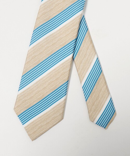 green label relaxing（グリーンレーベルリラクシング）の「＜Luisa Esposito＞8.0cm スタンプ ストライプ２ ネクタイ（ネクタイ・メンズ・その他1/ネイビー/ベージュ/その他2・FREE）」の12枚目の写真