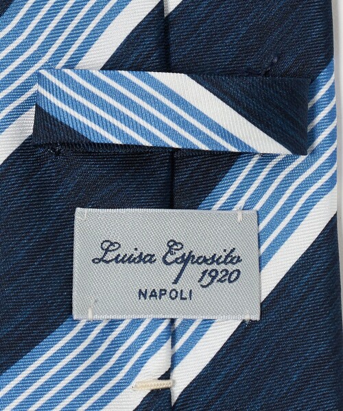 green label relaxing（グリーンレーベルリラクシング）の「＜Luisa Esposito＞8.0cm スタンプ ストライプ２ ネクタイ（ネクタイ・メンズ・その他1/ネイビー/ベージュ/その他2・FREE）」の6枚目の写真