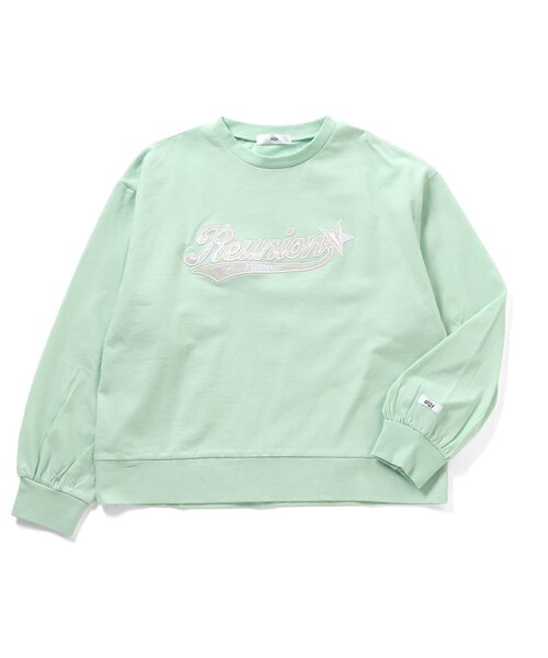 algy（アルジー）の「アソートロゴワッペンロンT（Tシャツ/カットソー・キッズ・ラベンダー/ミント/レッド/オフホワイト・160/150/140/130）」の17枚目の写真