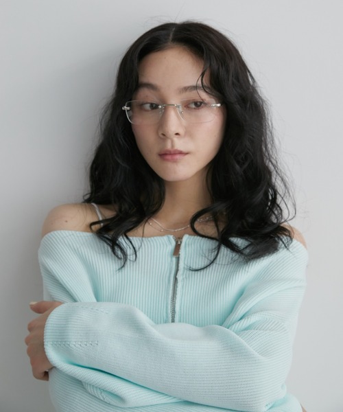 Aunt Marie's(アントマリーズ)の「リムレスメガネ(メガネ・レディース・シルバー・FREE)」の10枚目の写真