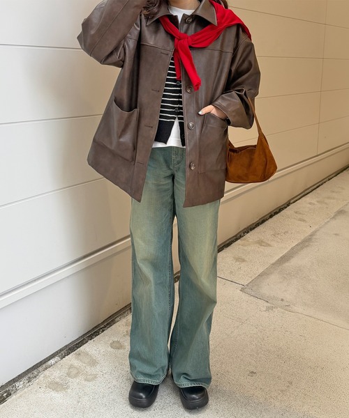 HEILIS(ヘイリス)の「【Chel Select】フェイクスエードコージーバッグ / 秋服 春服 冬服 スウェード スクエア ハンドバッグ ワンハンドル 韓国 ブラウン キャメル ブラック レッド 無地 シンプル カジュアル ファスナー ノームコア シティガール トレンド(ハンドバッグ・レディース・ブラック/キャメル・FREE)」の12枚目の写真