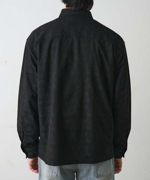 COLONY 2139（コロニートゥーワンスリーナイン）の「ブライトジャガードシャツ（シャツ/ブラウス・メンズ・ブラック/グレイッシュベージュ・MEDIUM/LARGE）」の21枚目の写真