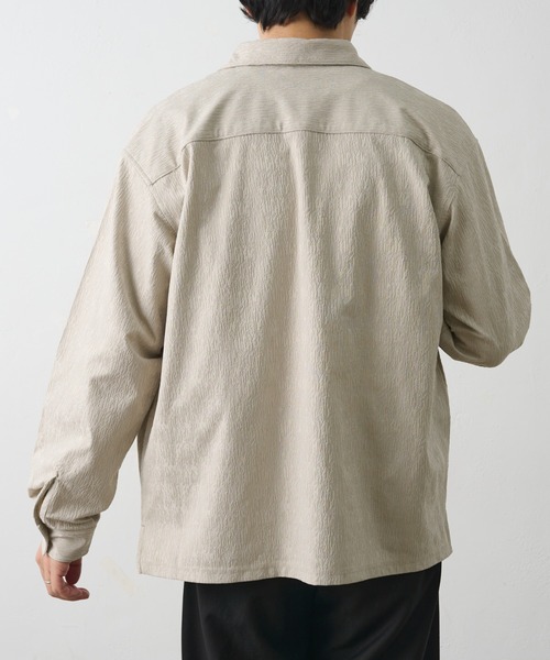 COLONY 2139（コロニートゥーワンスリーナイン）の「ブライトジャガードシャツ（シャツ/ブラウス・メンズ・ブラック/グレイッシュベージュ・MEDIUM/LARGE）」の13枚目の写真