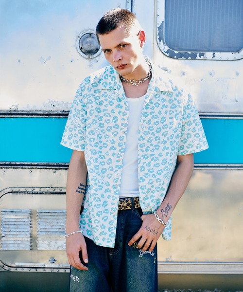 Leopard Open Collar Shirt / レオパードオープンカラーシャツ（シャツ