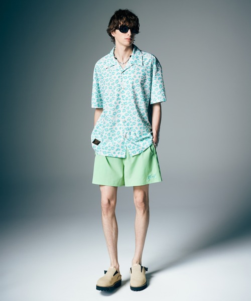 glamb(グラム)の「Leopard Open Collar Shirt / レオパードオープンカラーシャツ(シャツ/ブラウス・メンズ・ブラック/ホワイト/ブラウン・S/M/L)」の12枚目の写真