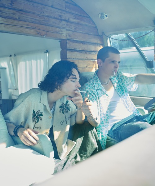 glamb(グラム)の「Leopard Open Collar Shirt / レオパードオープンカラーシャツ(シャツ/ブラウス・メンズ・ブラック/ホワイト/ブラウン・S/M/L)」の18枚目の写真