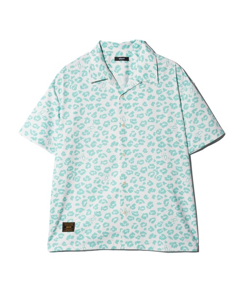 glamb(グラム)の「Leopard Open Collar Shirt / レオパードオープンカラーシャツ(シャツ/ブラウス・メンズ・ブラック/ホワイト/ブラウン・S/M/L)」の4枚目の写真