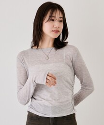 サイドギャザープルオーバー
