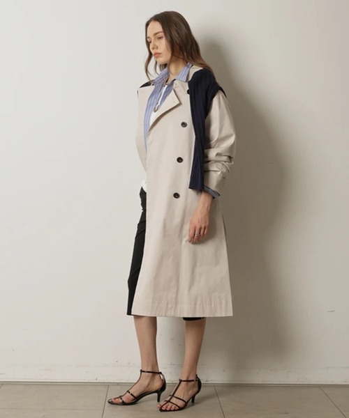 CADUNE（カデュネ）の「レザーカラートレンチ（ダウンジャケット/コート・レディース・ベージュ/キャメル・38/36）」の19枚目の写真