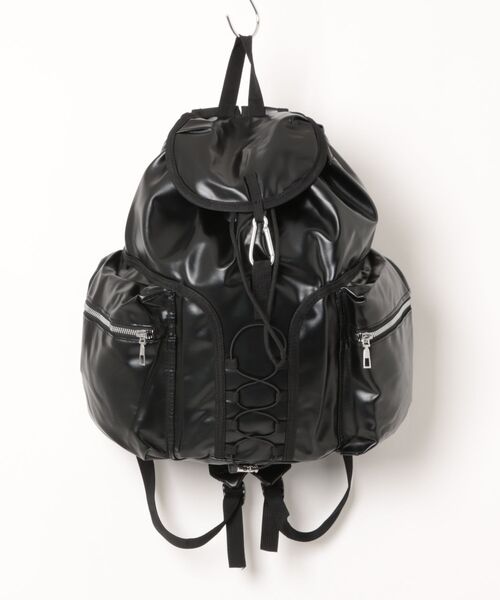 frunco（フランコ）の「【ZOZOTOWN限定】ドローストリングバッグパック/A4サイズ収納可能（バックパック/リュック・レディース・シルバー/ブラック・FREE）」の19枚目の写真