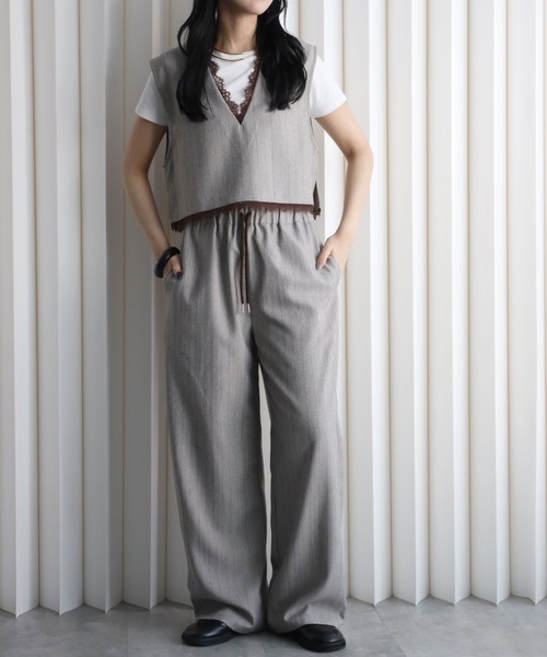model：164cm. 着用サイズ：FREE