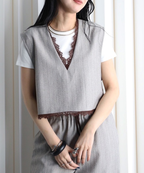 model：164cm. 着用サイズ：FREE