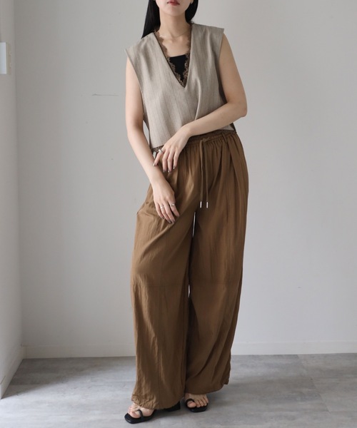 model：164cm. 着用サイズ：FREE
