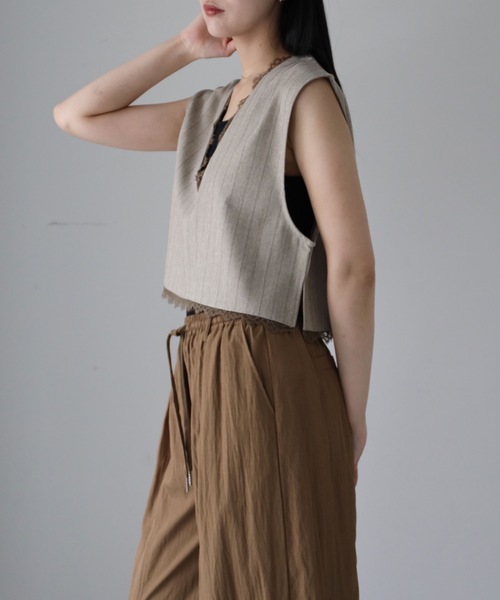 model：164cm. 着用サイズ：FREE
