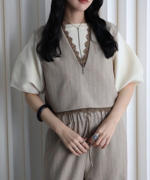 model：164cm. 着用サイズ：FREE