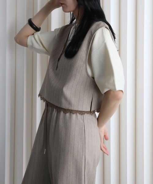 model：164cm. 着用サイズ：FREE