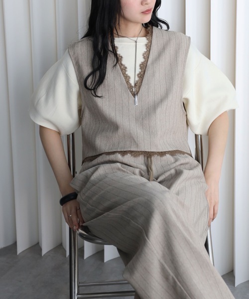 model：164cm. 着用サイズ：FREE