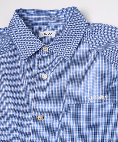 JIEDA(ジエダ)の「ENGINEERED SHIRT(シャツ/ブラウス・メンズ・ホワイト/ストライプ/ブラック/チェック・2/1)」の14枚目の写真