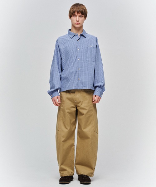 JIEDA(ジエダ)の「ENGINEERED SHIRT(シャツ/ブラウス・メンズ・ホワイト/ストライプ/ブラック/チェック・2/1)」の7枚目の写真