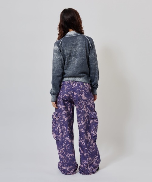 atmos pink(アトモスピンク)の「atmos pink Faded Coler Zip-up Cardigan / アトモス ピンク フェイデッド カラー ジップアップ カーディガン(カーディガン/ボレロ・レディース・グリーン/ピンク/チャコール・FREE)」の21枚目の写真