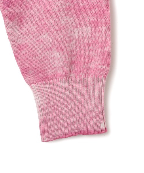 atmos pink(アトモスピンク)の「atmos pink Faded Coler Zip-up Cardigan / アトモス ピンク フェイデッド カラー ジップアップ カーディガン(カーディガン/ボレロ・レディース・グリーン/ピンク/チャコール・FREE)」の7枚目の写真