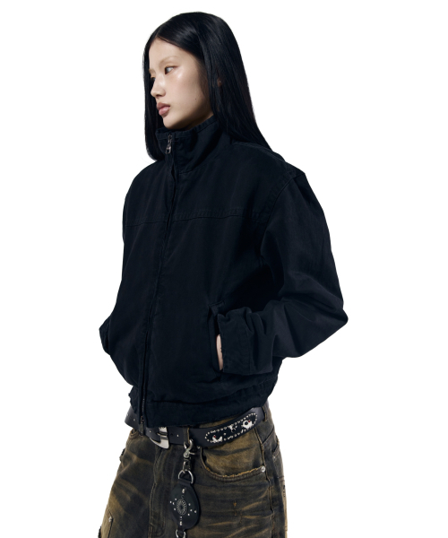 AAKAM（アーカム）の「Oldman Work Jacket (Black)（その他アウター・レディース・その他・1/2）」の2枚目の写真