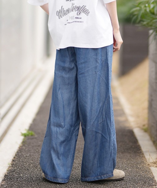 BILLABONG（ビラボン）の「BILLABONG/ビラボン ロングパンツ BG013715（その他パンツ・レディース・ライトブルー/インディゴブルー・L/M）」の9枚目の写真