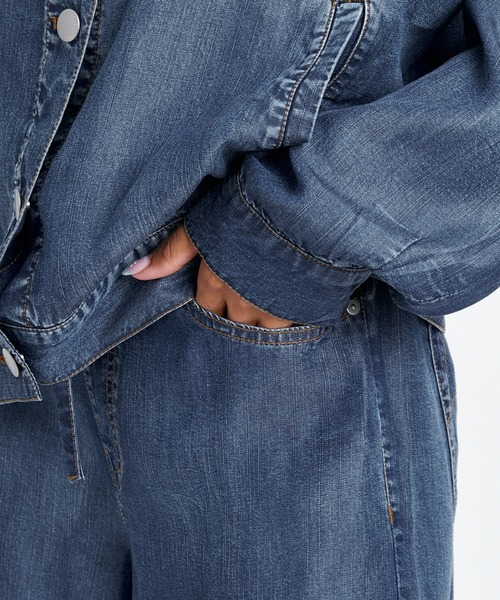 BILLABONG（ビラボン）の「BILLABONG/ビラボン ロングパンツ BG013715（その他パンツ・レディース・ライトブルー/インディゴブルー・L/M）」の15枚目の写真
