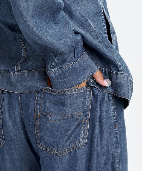 BILLABONG（ビラボン）の「BILLABONG/ビラボン ロングパンツ BG013715（その他パンツ・レディース・ライトブルー/インディゴブルー・L/M）」の16枚目の写真