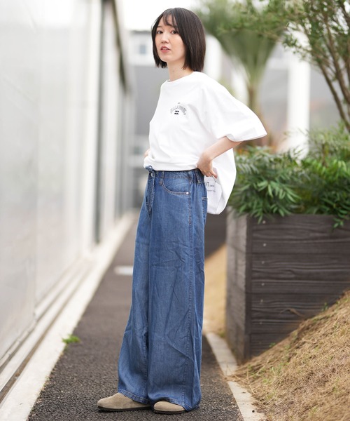 BILLABONG（ビラボン）の「BILLABONG/ビラボン ロングパンツ BG013715（その他パンツ・レディース・ライトブルー/インディゴブルー・L/M）」の10枚目の写真