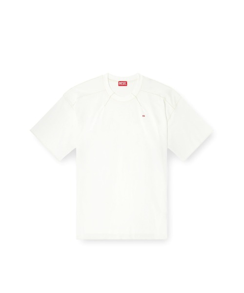 DIESEL(ディーゼル)の「メンズ Tシャツ T-CRAHOR-BOXT-T1(Tシャツ/カットソー・メンズ・オフホワイト/ブラック・X-SMALL/SMALL/X-LARGE/XX-LARGE/LARGE/XXX-LARGE/MEDIUM)」の8枚目の写真